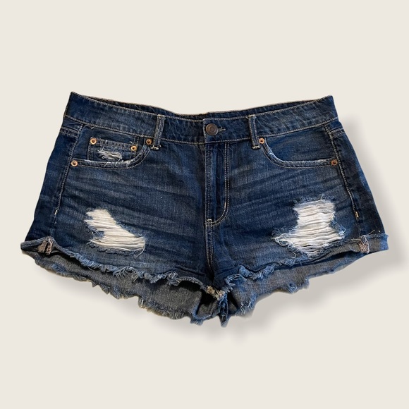 American Eagle Outfitters Pants - AE Tom Girl Denim Shortie